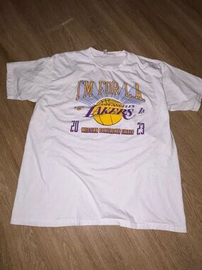 LA Lakers 2023 Western Conference Finals Shirt XL Playoffs Basketball Tee
